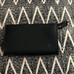 Authentic Louis Vuitton black pouch